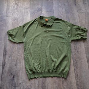 ASCLO green oversized polo size large
